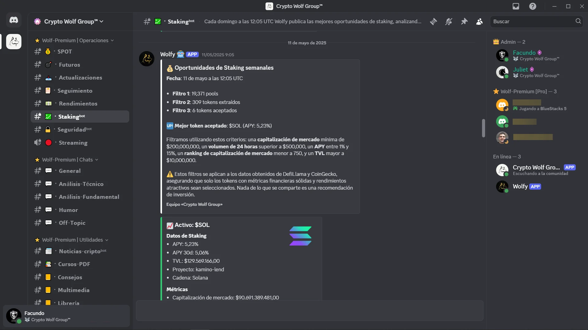 Beneficios de la membresía Wolf-Premium de Crypto Wolf Group